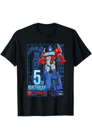 TRANSFORMERS Optimus Prime 5th Birthday T-Shirt