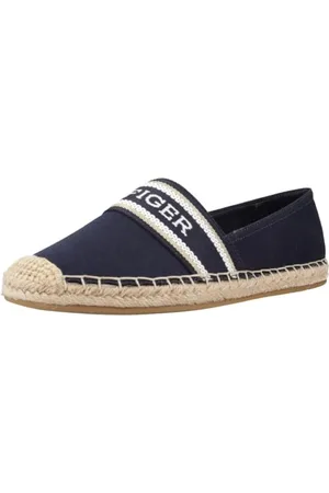 Tommy Hilfiger Damen Espadrilles Stoffschuhe, Blau (Space Blue), 36