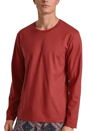 Calida RMX Sleep Langarmshirt Herren, aus 100% Baumwolle