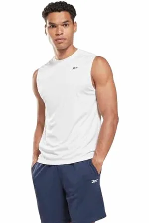 Reebok Herren Trainieren Sie ärmellose Technologie T-Shirt, , XXL