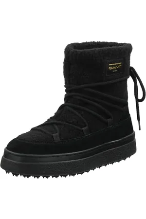 GANT FOOTWEAR Damen SNOWHILL Stiefelette, Black, 39 EU