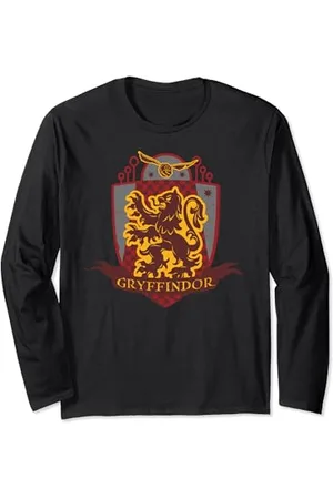 Harry Potter Gryffindor Chest Badge Langarmshirt