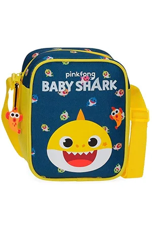 Baby Shark My Good Friend Umhängetasche Blau 15x19x10 cms Polyester