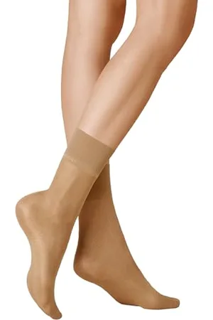 Kunert Damen Söckchen Satin Look 20 druckfreier Bund 20 DEN 35/38