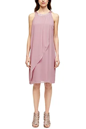 QS by s.Oliver Black Label Damen 155.10.002.20.200.2039798 Cocktailkleid, Dusty Lilac, 46