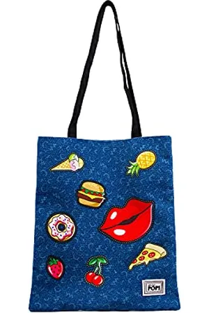 Oh My Pop! Shopping Bag Einkaufstasche, Dunkelblau