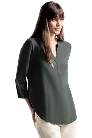 CECIL Damen Bluse mit Materialmix XS
