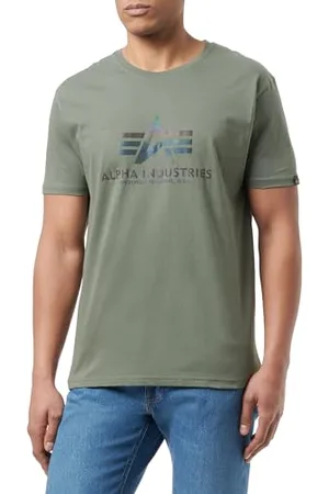 Alpha Industries Herren Basic T Rainbow Ref T-Shirt, , XXL