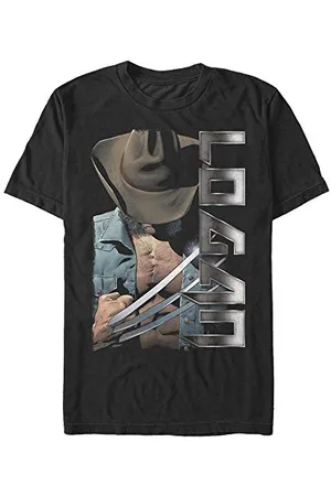 Marvel Unisex X-men Logan Organic Short Sleeve T-shirt, , XXL
