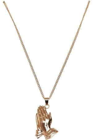 Urban classics Unisex TB4049-Pray Hands Necklace Manschettenknöpfe, , one Size