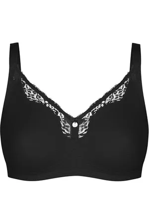 Susa BH Damen ohne Bügel Capri, Damen-BHS mit gemoldeten Cups & transparentem Spitzenstoff, Wunderbares Hautgefühl