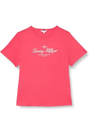 Tommy Hilfiger Damen T-Shirt Kurzarm Rundhalsausschnitt, , 48