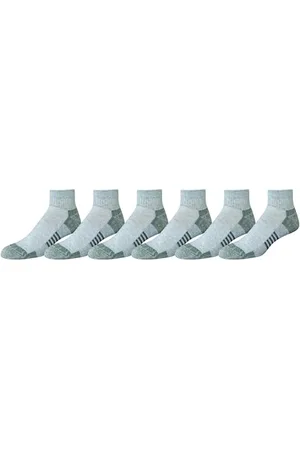 Amazon Herren Bequeme gepolsterte und atmungsaktive Funktions-Knöchelsocken aus Baumwolle für den Sport, 6 Paar, , 41-45