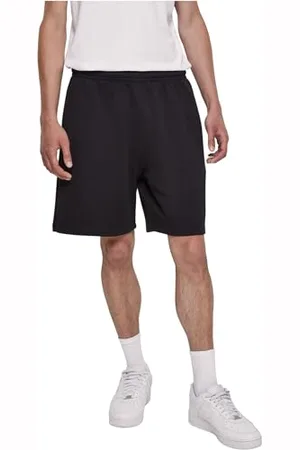 Urban classics Herren Wide Terry Sweatshorts Hose, Black, L