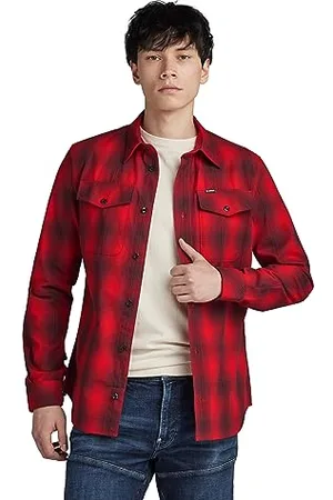 G-Star RAW Herren Marine Slim Hemd, , XS