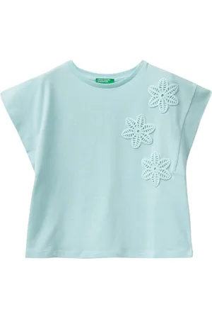 Benetton Mädchen 3jfac10iy T-Shirt, , 122 cm