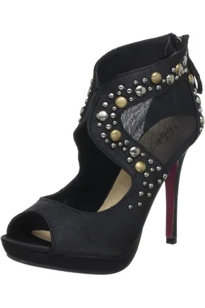 Buffalo Girl 311945R SATIN 143153, Damen Sandalen, (BLACK 01), EU 37