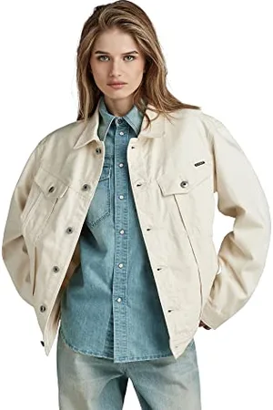 G-Star RAW Damen Oversized Western Jacke Evergreen