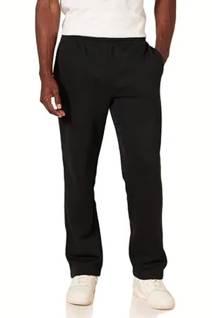 Amazon Herren Fleece-Jogginghose mit offenem Saum (erhältlich in Übergrößen), , S