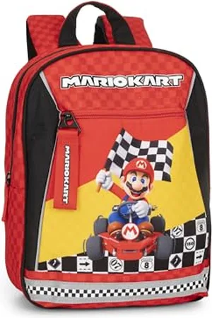 FRANCO COSIMO PANINI Mario Kart Rucksack für Jungen und Mädchen, offizielles Mario Kart, ideal für Kindergarten und Freizeit, mit gepolsterten Schultergurten, wärmegeformter Rückseite und Boden, mit praktischen