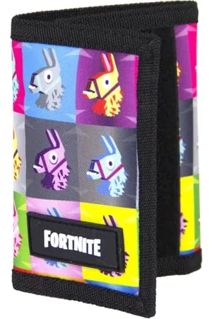 Fortnite Unisex-Erwachsene Multiplier Triple Fold Wallet Geldb rse, Schwarz/Mehrfarbig, Einheitsgröße EU