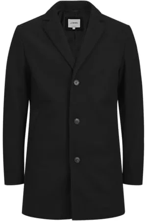 JJ Herren Jrebmaze Coat Mantel, Black, L