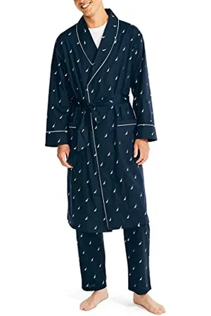 Nautica Herren Langarm Leichter Baumwollmantel, , Small-Medium