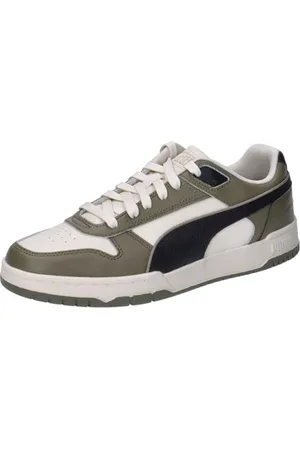 PUMA Unisex RBD Game Low Sneaker, Alpine Snow Black Olive, 44 EU