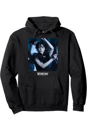 Wednesday Dark Dancing Queen Photoreal & Logo Pullover Hoodie