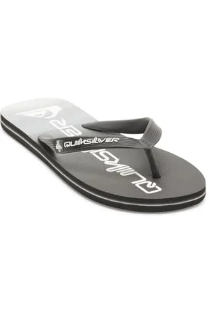 Quiksilver Herren Molokai Stripe Sandale, Anthracite, 39 EU