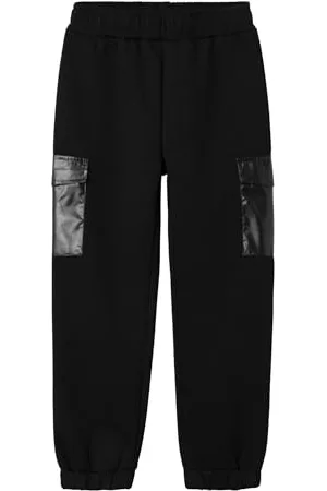 NAME IT Mädchen NKFLELIA Pant UNB NOOS Hose, Black, 116