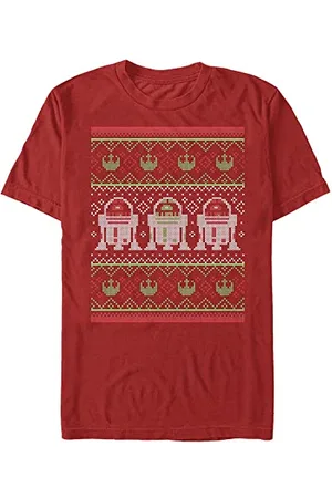 STAR WARS Unisex Christmas Units Organic Short Sleeve T-Shirt, , XXL