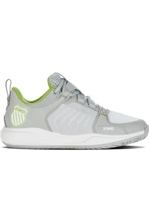K-Swiss Performance Damen Ultrashot Team Tennis Shoe, Gray Violet/White/Lime Green, 42 EU