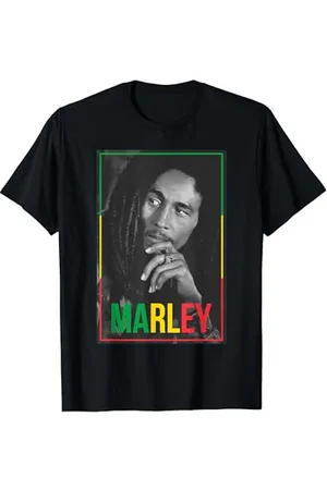Bob Marley Offizieller Foto, Weiß T-Shirt