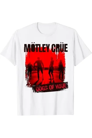 Motley Crue Weißer Klassischer Crew-Neck T-Shirt mit Kurzärmeln - Fans von , alle Altersgruppen - Unisex - S (EU)