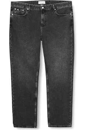 Calvin Klein Jeans Herren Jeans Regular Tapered Fit, Blau (Denim Black), 42W/30L
