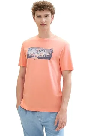TOM TAILOR Herren T-Shirt mit Foto-Print, , M