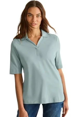 CECIL Damen B322947 Piquée Poloshirt, , Small