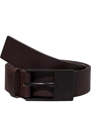 Calvin Klein Herren Gürtel Classic Commercial Belt aus Leder, Braun (Bitter Brown), 90 cm