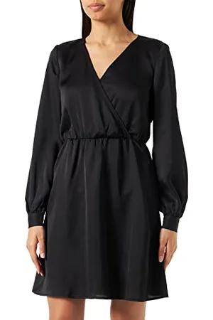 VILA VIELLETTE WRAP L/S Dress/SU- NOOS