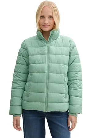 TOM TAILOR Puffer-Weste mit wasserabweisenden Funktion, dust green, L