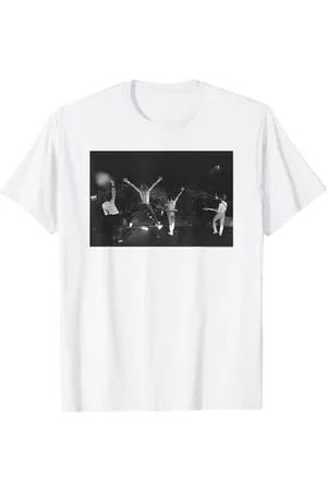 Queen Offizielles Band Promo Schwarz & W Vintage-Foto T-Shirt