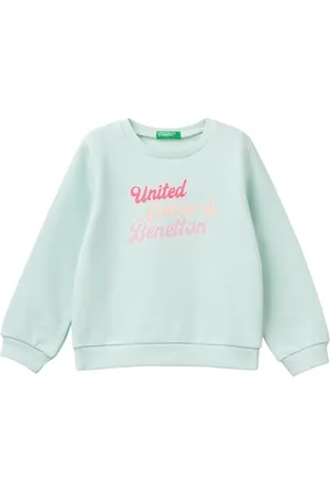 Benetton Mädchen und Jungen Maglia G/C M/L 3j70g10hx Sweatshirt ohne Kapuze, , 3 Jahre