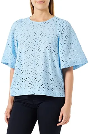 Seidensticker Damen Regular Fit Kurzarm Bluse, , 44