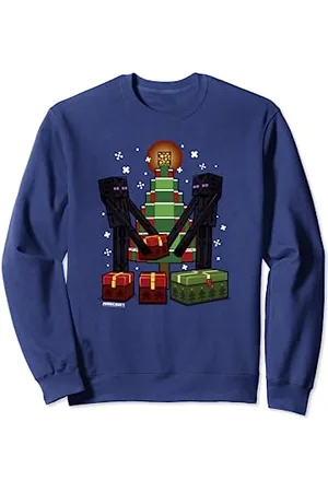 Minecraft Weihnachten Enderman Gift Giving Sweatshirt