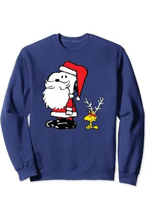 Peanuts Snoopy Santa Woodstock Reindeer Christmas Sweatshirt