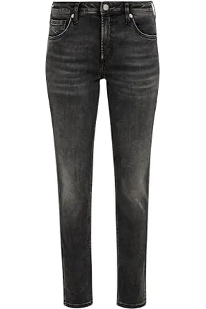 QS by s.Oliver Q/S by Damen Jeans-Hose,lang Grey, 32