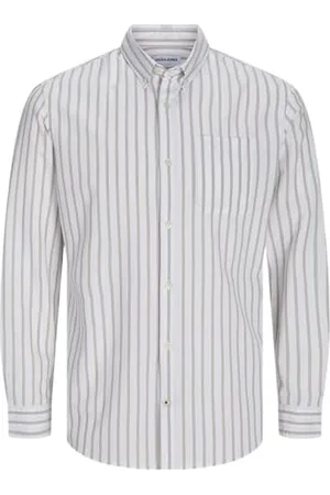 JACK & JONES Herren JJEOXFORD Shirt LS NOOS Langarmhemd 12182486, ,L