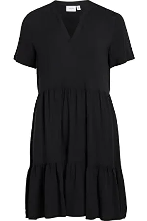 VILA Vipaya V-Neck S/S Dress - Noos
