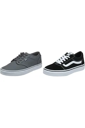 Vans Herren Atwood Sneaker, (Canvas) Pewter/White, 43 EU Ward (Suede/Canvas)